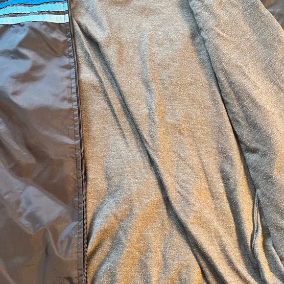 MOSSIMO Windbreaker Track Sports Jacket Y2K Men’s Size L Brown Striped Vintage - Picture 6 of 9